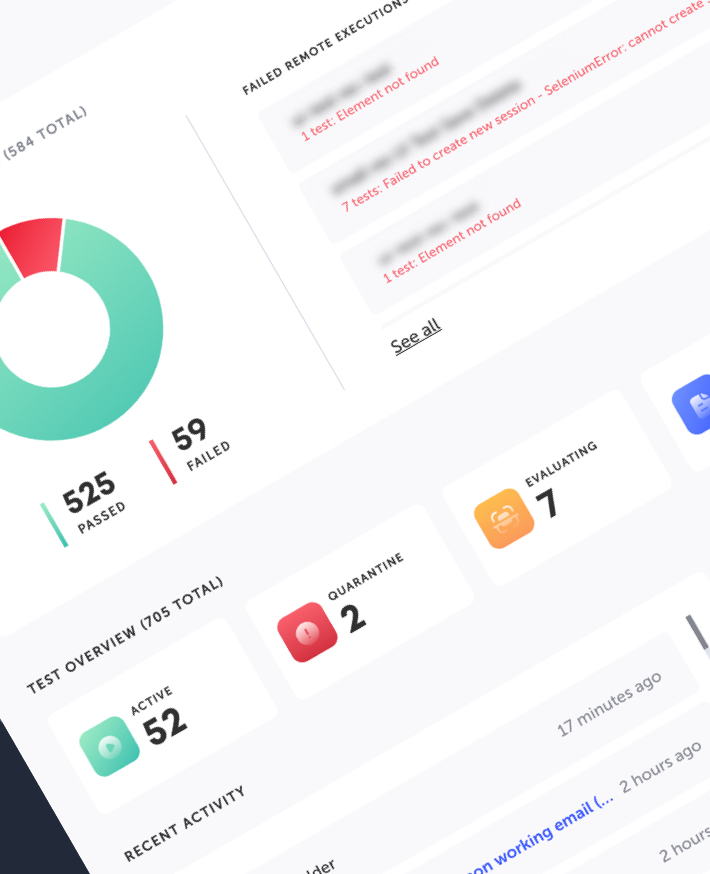 TestOps Dashboard - Feature Release - AI-driven E2E automation with ...